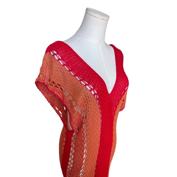 Zara Crochet Knit Maxi Dress Size M NWT Grecian Goddess Euro Vacation Resort - Picture 4 of 10